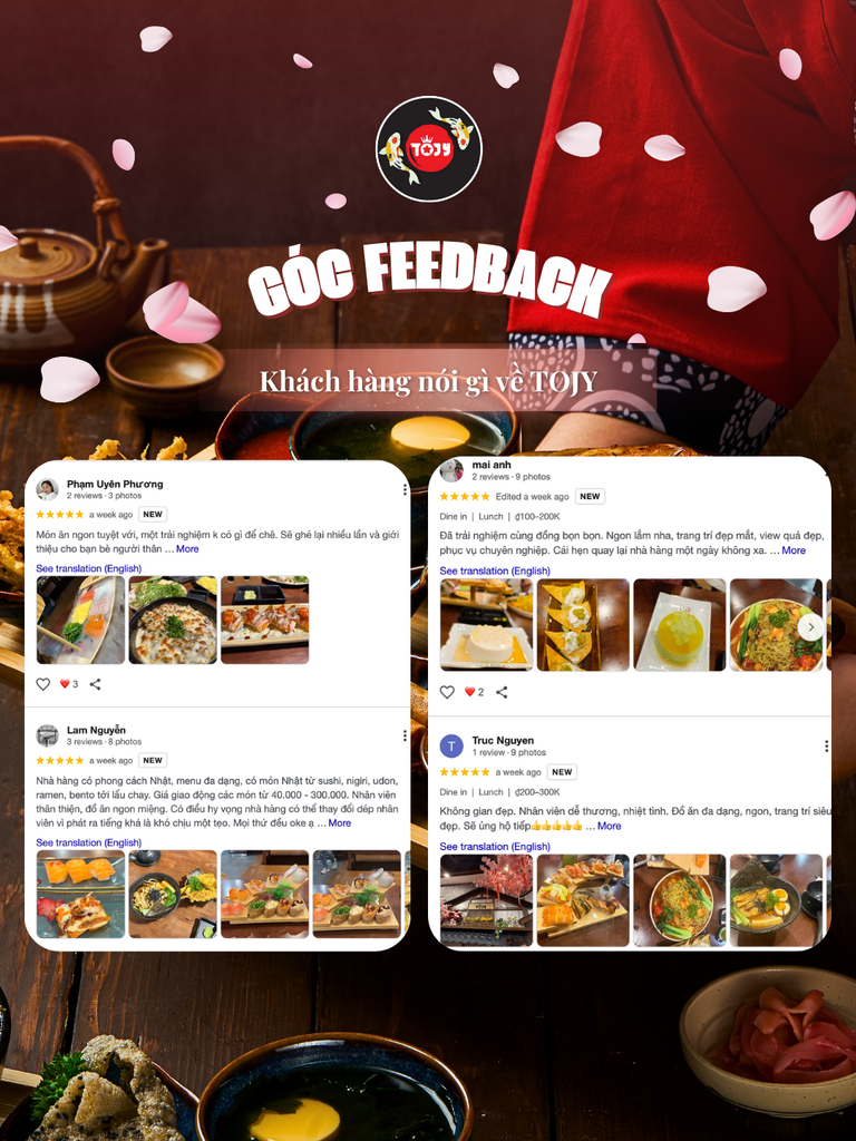 💗TOJY BÌNH CHÁNH BIẾT ƠN MỖI YÊU THƯƠNG BẠN DÀNH TẶNG💗