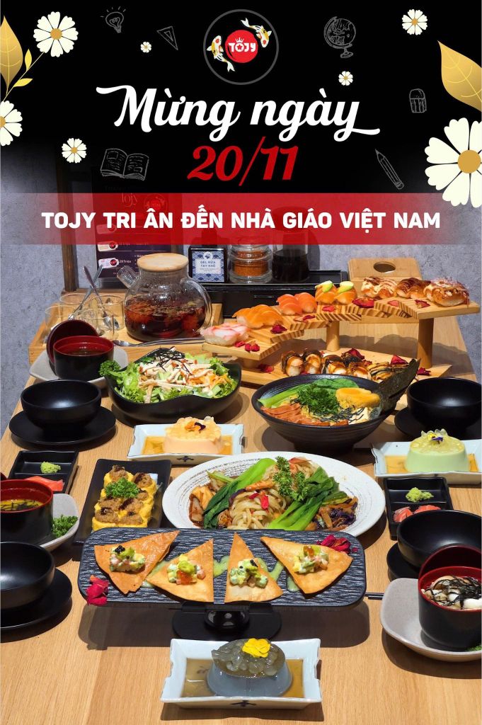 ✨20/11 - Cùng Tojy tri ân Thầy Cô, thưởng vị chay thượng hạng✨