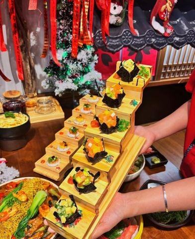 💖 NẤC THANG SUSHI CHAY – CẦU MAY ĐẦU NĂM 💖