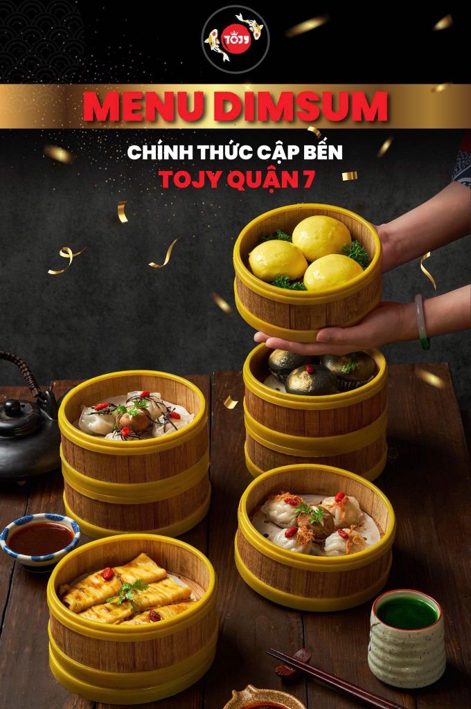 🌸 DIMSUM NHÀ TOJY ĐÃ “CẬP BẾN” QUẬN 7! 🌸