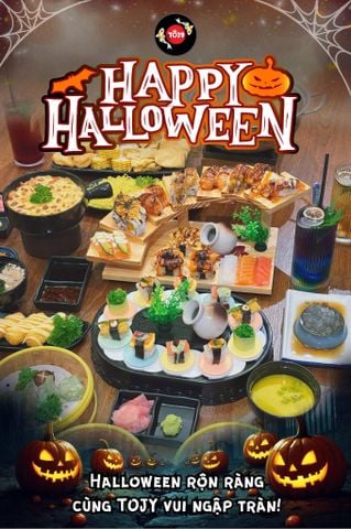 🎃HALLOWEEN’S COMING - VUI THẢ GA, CHILL CỰC ĐÃ CÙNG TOJY! 🍣✨