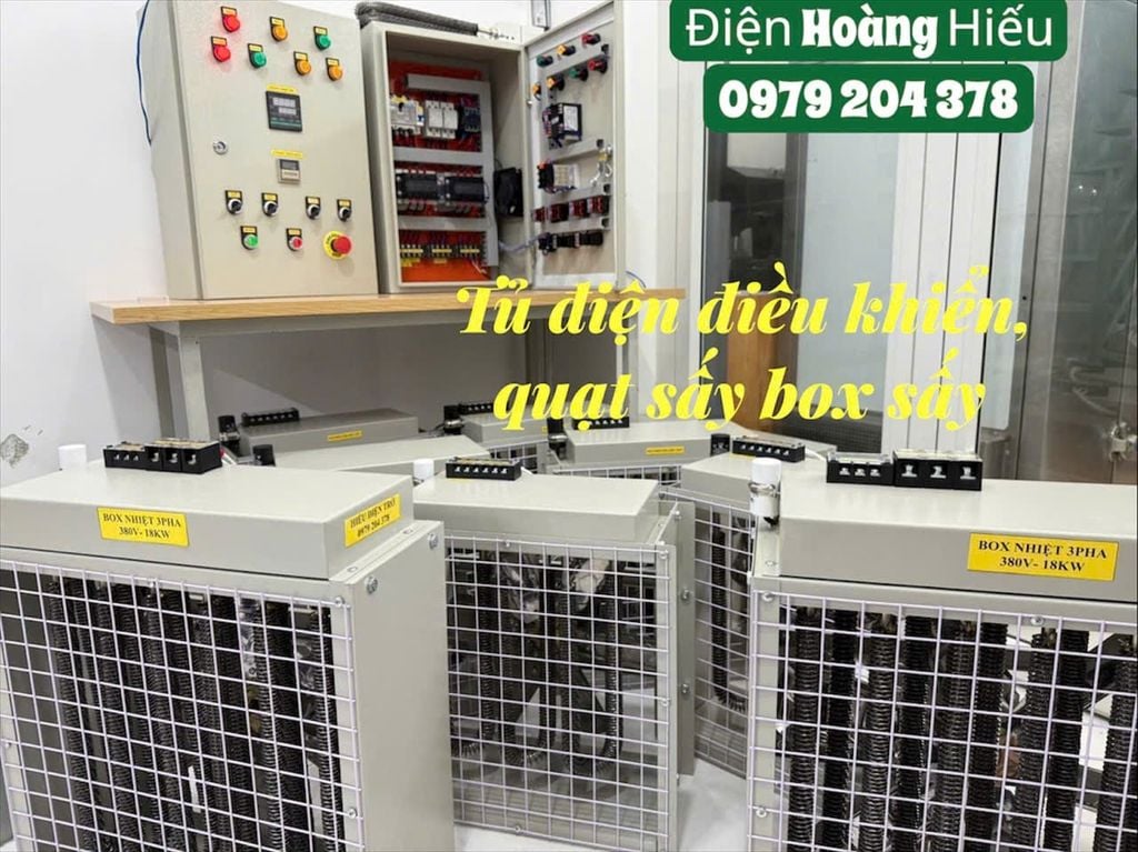Hiếu Điện Trở, điện trở sấy và tủ điện điều khiển phòng sấy