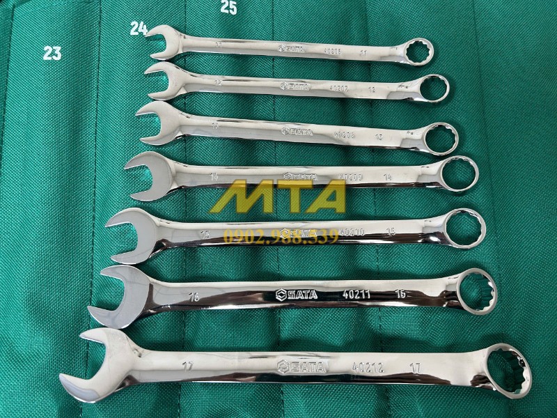 Cờ lê vòng miệng SATA 09027 size 11mm đến 17mm