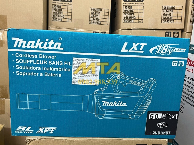 Đóng gói giao hàng máy thổi lá Makita DUB184RT tại Minh Tâm