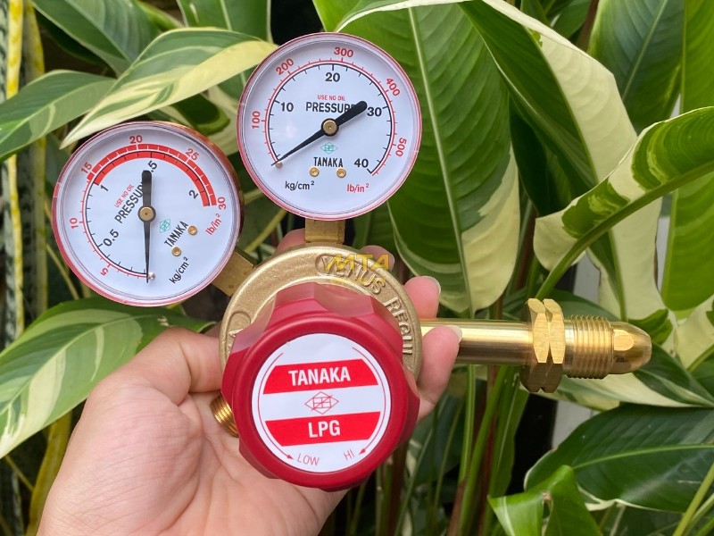 Đồng hồ khí LPG Tanaka Venus CGA-510 chính hãng
