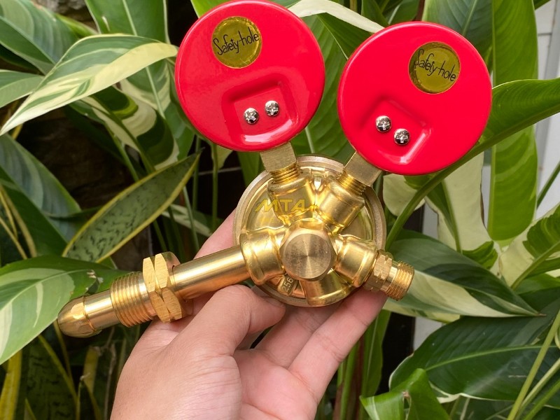 Đồng hồ điều áp LPG Tanaka Venus CGA-510 cho hệ thống gas công nghiệp