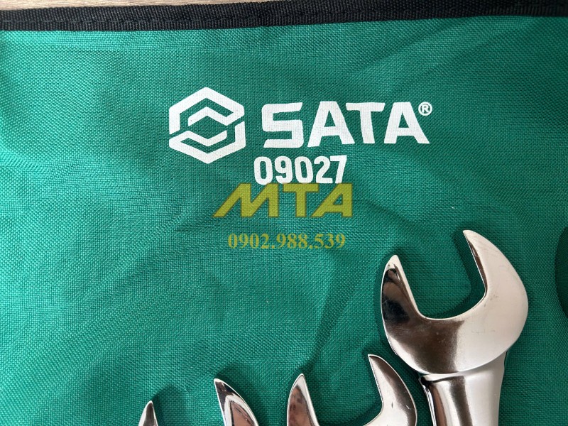 Logo SATA trên cờ lê vòng miệng SATA 09027