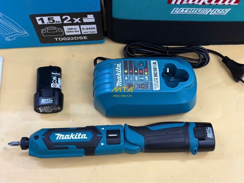 Máy bắt vít Makita TD022DSE dạng súng