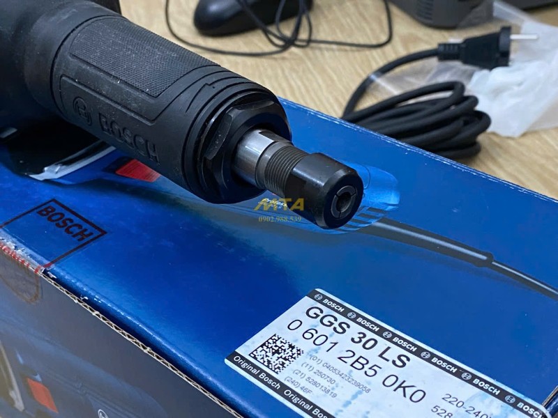 Thông số máy mài thẳng Bosch GGS 30 LS 750W – đầu trục 43mm, đầu kẹp 6mm