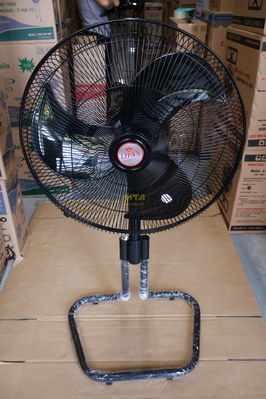 Cận cảnh cánh quạt và lồng quạt sải cánh 50cm S-20CN-CQ
