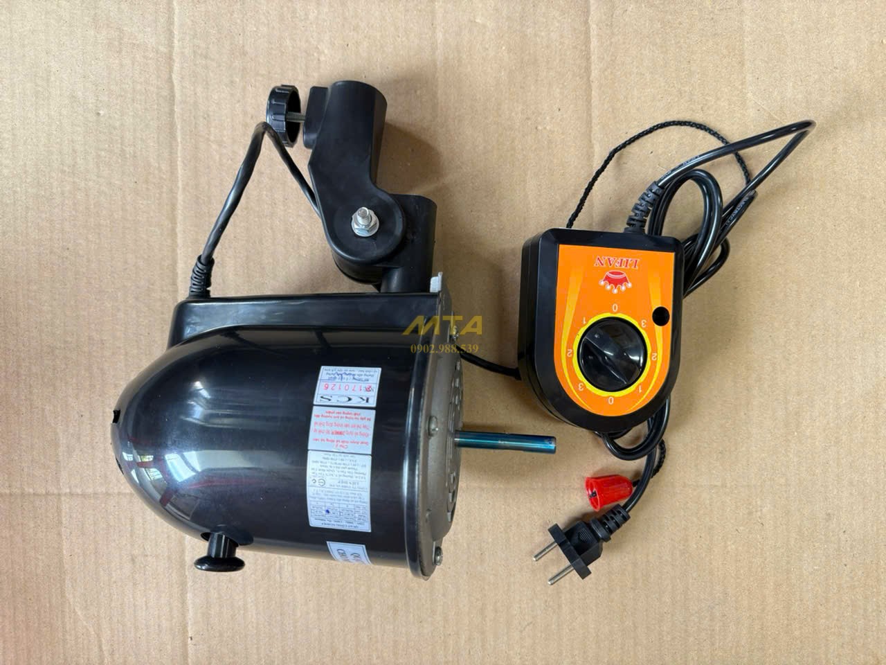 Chi tiết động cơ và lồng quạt T-20CN công suất 130W