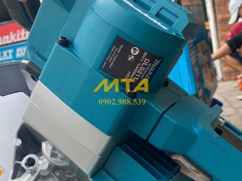 Tem model máy cưa đa góc trượt Makita DLS211Z