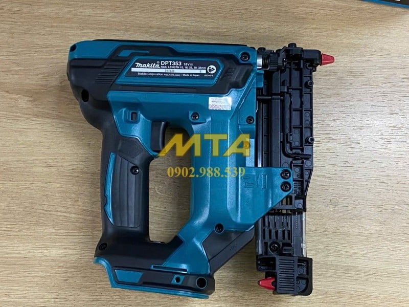 Tem model máy bắn đinh pin Makita DPT353 chính hãng