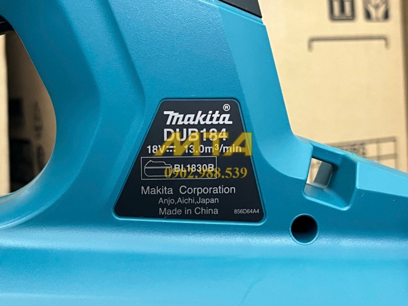Tem model máy thổi lá Makita DUB184RT chính hãng