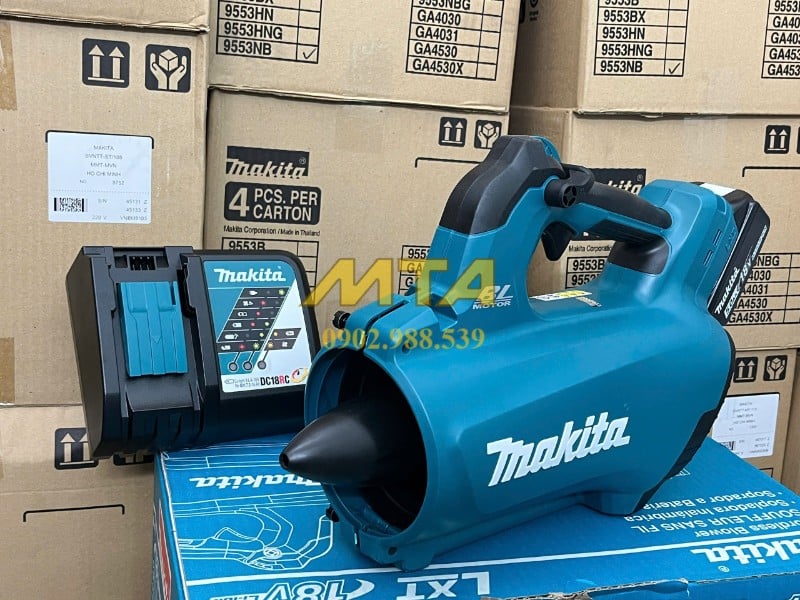 Test máy thổi lá Makita DUB184RT thực tế