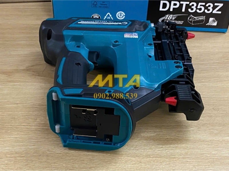 Thân máy chưa gắn pin của máy bắn đinh dùng pin Makita DPT353