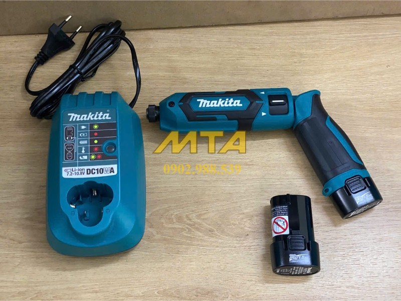Trọn bộ máy vặn vít Makita TD022DSE kèm pin và sạc