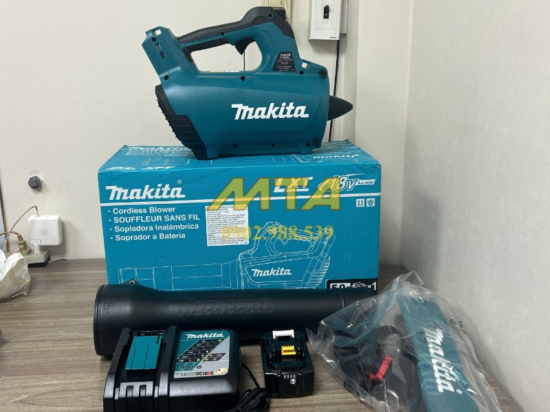 Trọn bộ máy thổi lá Makita DUB184RT kèm pin sạc