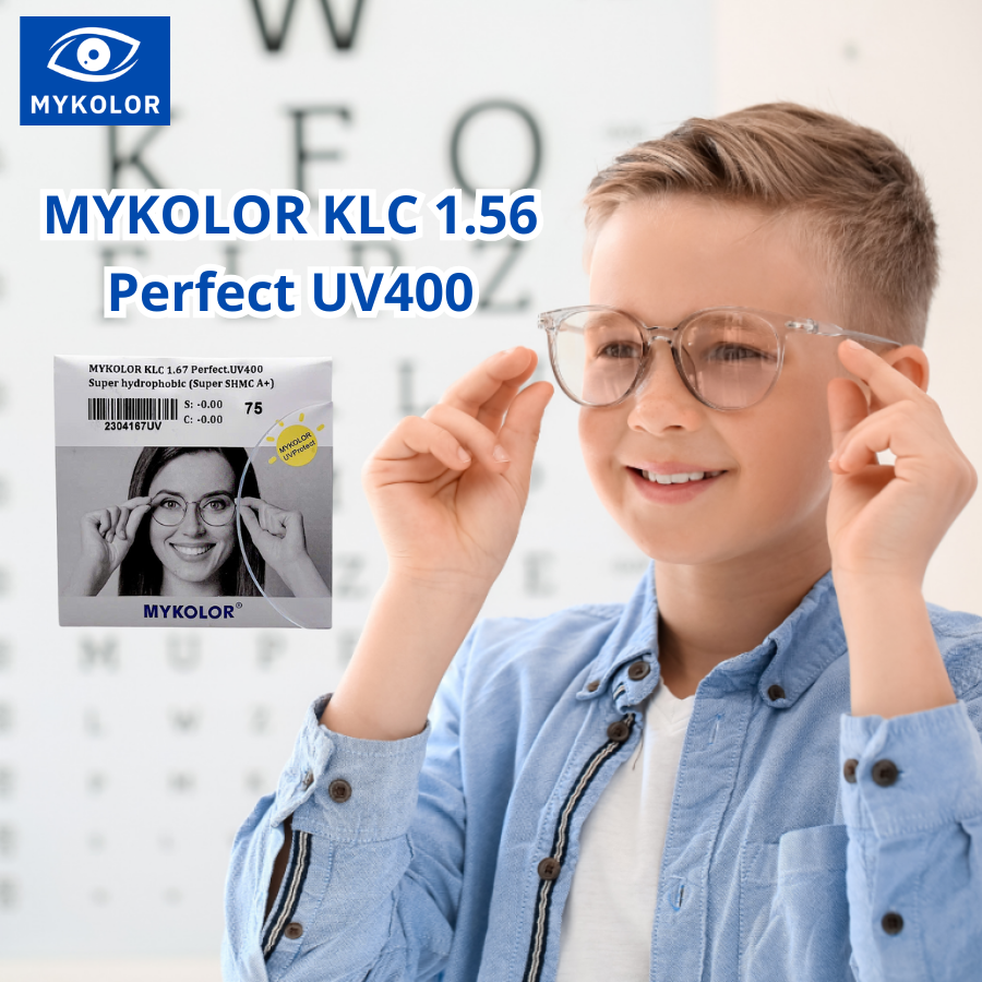 Tròng Kính Mykolor KLC 1.56 Perfect UV400 – Giải Pháp Bảo Vệ Đôi Mắt Trẻ Khi Học Tập