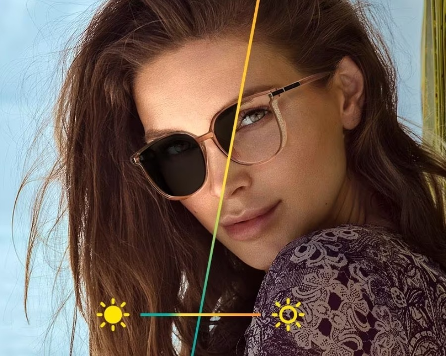 Tròng kính đổi màu Mykolor KLO 1.56 BlueUV Photogray – Giải pháp thông minh cho người bị loạn thị khi đi đường