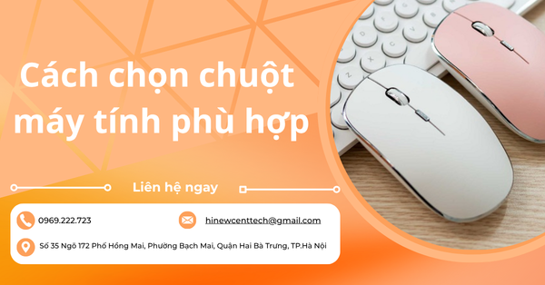 Cách chọn chuột máy tính phù hợp để làm việc và chơi game