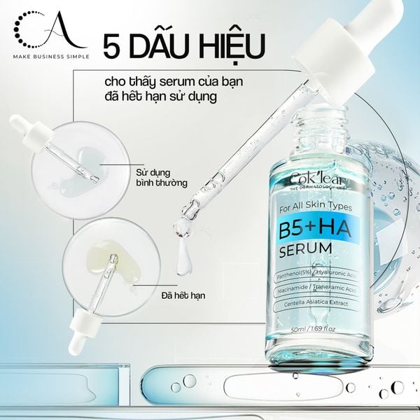 5 dấu hiệu cho thấy serum của bạn đã hết hạn sử dụng