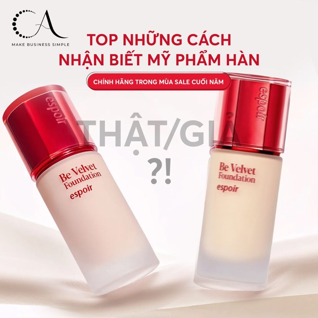 Top những cách nhận biết mỹ phẩm Hàn chính hãng trong mùa sale cuối năm
