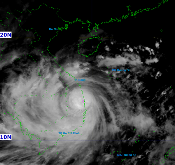 CẬP NHẬT: Bão số 13 giật cấp 15, đã đổ bộ đất liền các tỉnh Đắk Lắk – Gia Lai