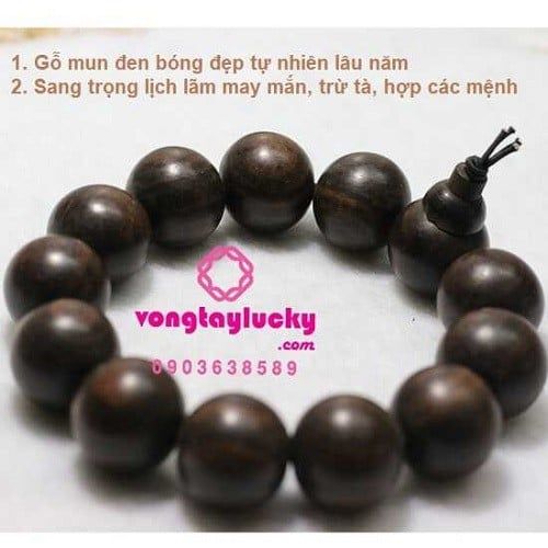Vòng Tay Gỗ Mun – Bí Ẩn Của Sự Bình An và tài lộc