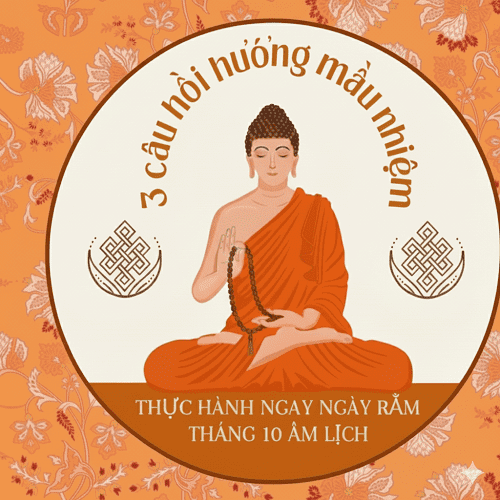 Ba Câu Hồi Hướng Linh Ứng Trong Đêm Rằm tháng 10 Âm lịch – Ai Trì Niệm Đúng, Phước Báu Tăng Gấp Nhiều Lần