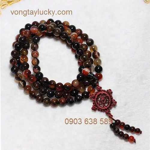 chuỗi 108 hạt mã não