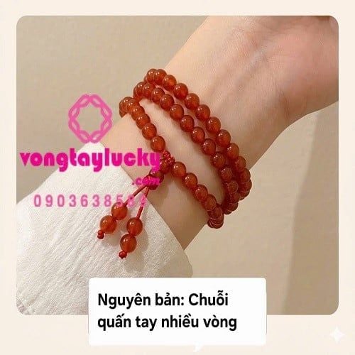 chuỗi 108 hạt mã não