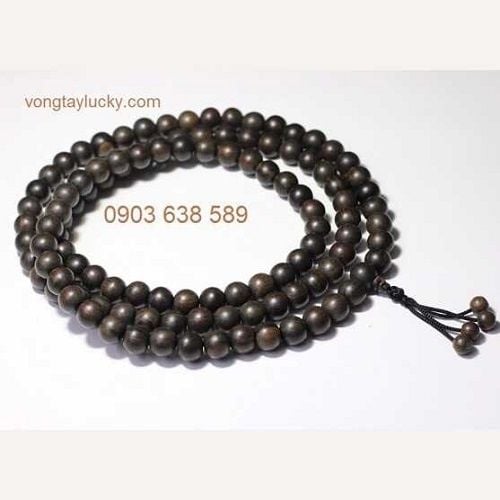gỗ mun, chuỗi 108 hạt