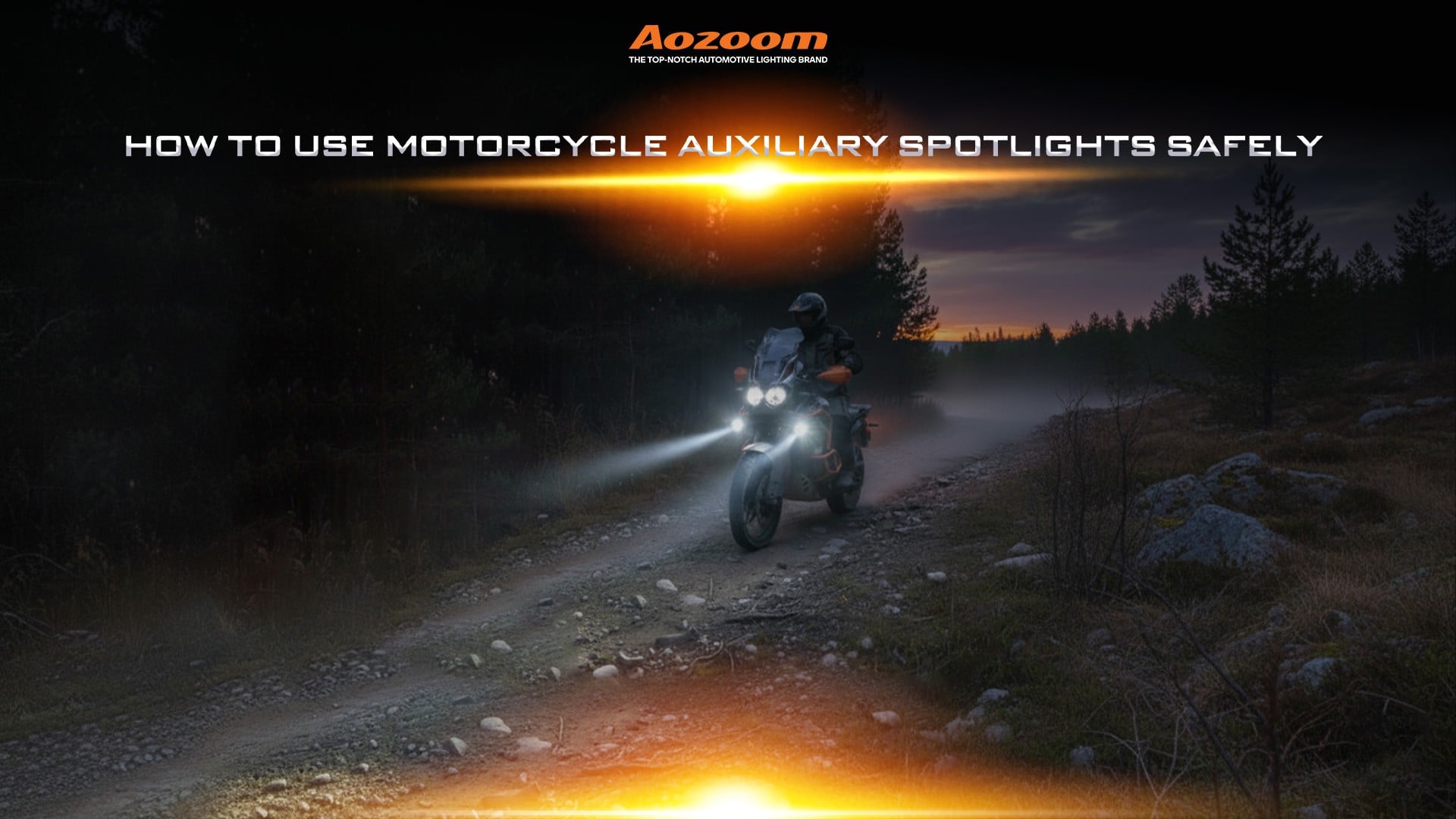 How to Use Auxiliary Spotlights for Maximum Motorcycle Visibility?