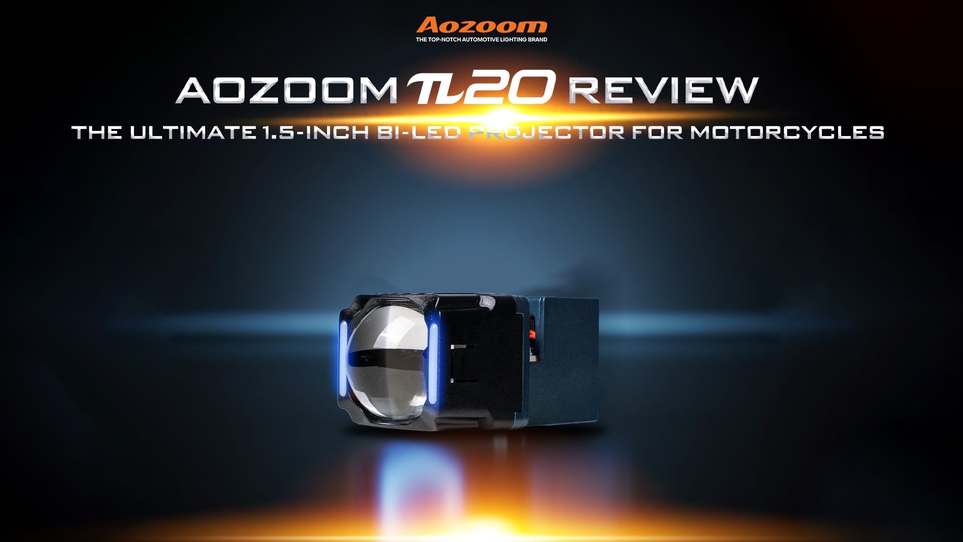 AOZOOM π20 Review: The Ultimate 1.5-Inch Bi-LED Projector for Motorcycles?