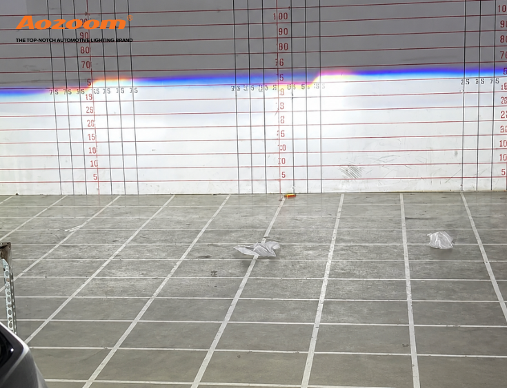 A good projector should create a controlled beam with a clear cutoff line
