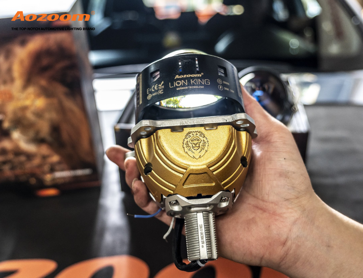 The right projector size should fit the headlight housing and installation requirements