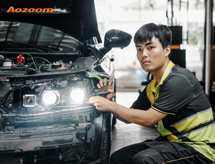 Weak or scattered headlights may signal the need for an upgrade