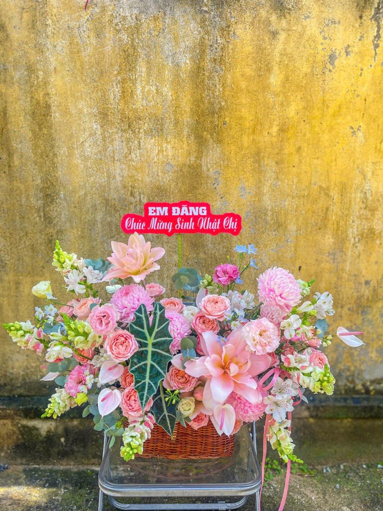 Hoa giỏ, bó sang trọng mà lịch sự