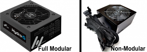 Nguồn modular là gì? So sánh nguồn thường và modular?