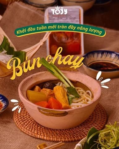 Khởi đầu tuần mới tràn đầy năng lượng với bữa sáng thuần chay ấm bụng ☀️🍜