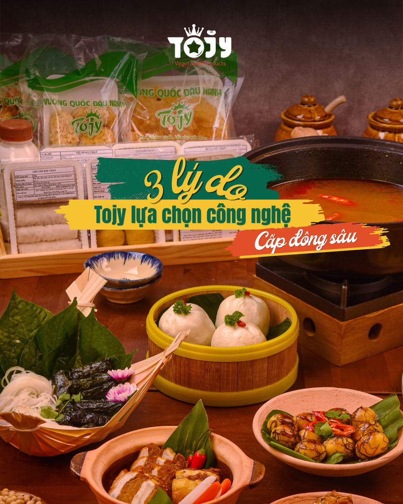 ❄️ TẠI SAO TOJY LỰA CHỌN CÔNG NGHỆ CẤP ĐÔNG SÂU THAY VÌ ĐỒ MÁT THÔNG THƯỜNG?