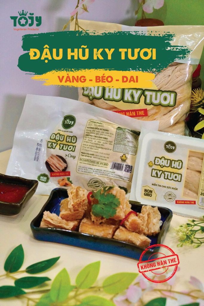 Các Loại Đậu Hũ Ky Nhà Tojy Không Hàn The