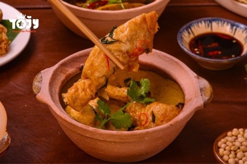 Cánh gà chiên mắm chay TOJY đậm đà, an toàn cho sức khoẻ