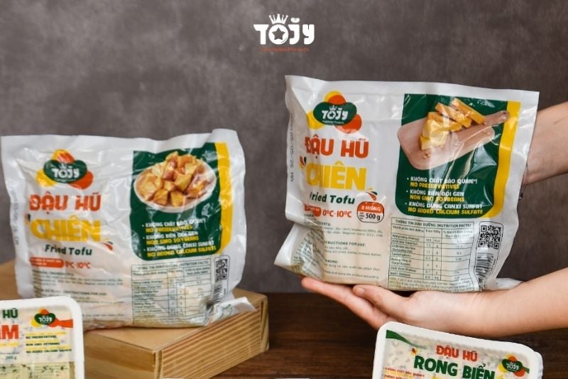 Đậu hũ chiên sẵn giúp chế biến món ăn nhanh chóng, linh hoạt