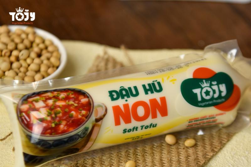 Đậu hũ non TOJY dạng ống - Thơm ngon, mềm mịn