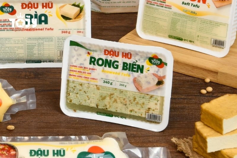 Đậu hũ rong biển thanh mát mang lại hương vị độc đáo và kết cấu vô cùng hấp dẫn