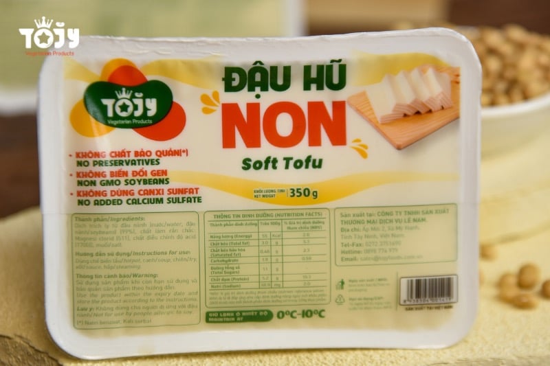 Đậu hũ TOJY đảm bảo tiêu chí 3 KHÔNG - an toàn cho sức khỏe