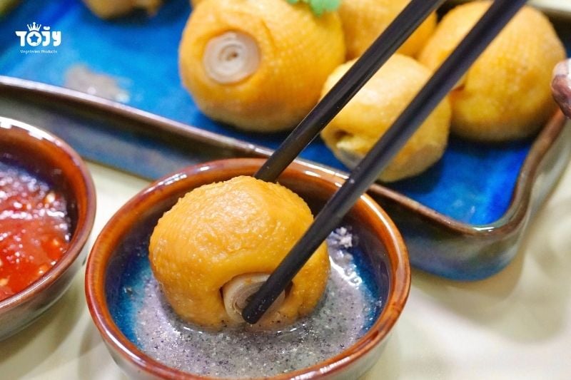 Đùi gà chay TOJY có khả năng chế biến linh hoạt nhiều món chay