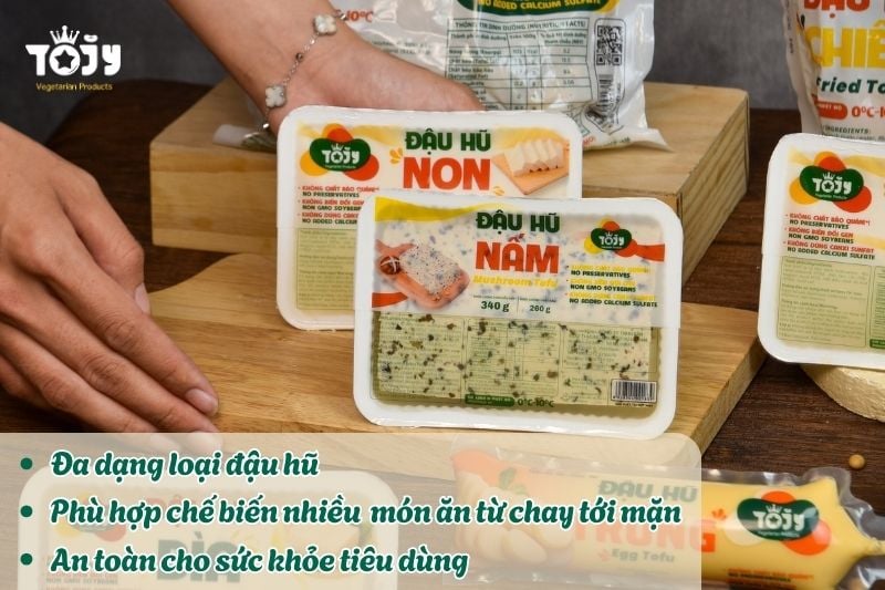 Lý do nên lựa chọn đậu hũ sạch từ thực phẩm chay TOJY